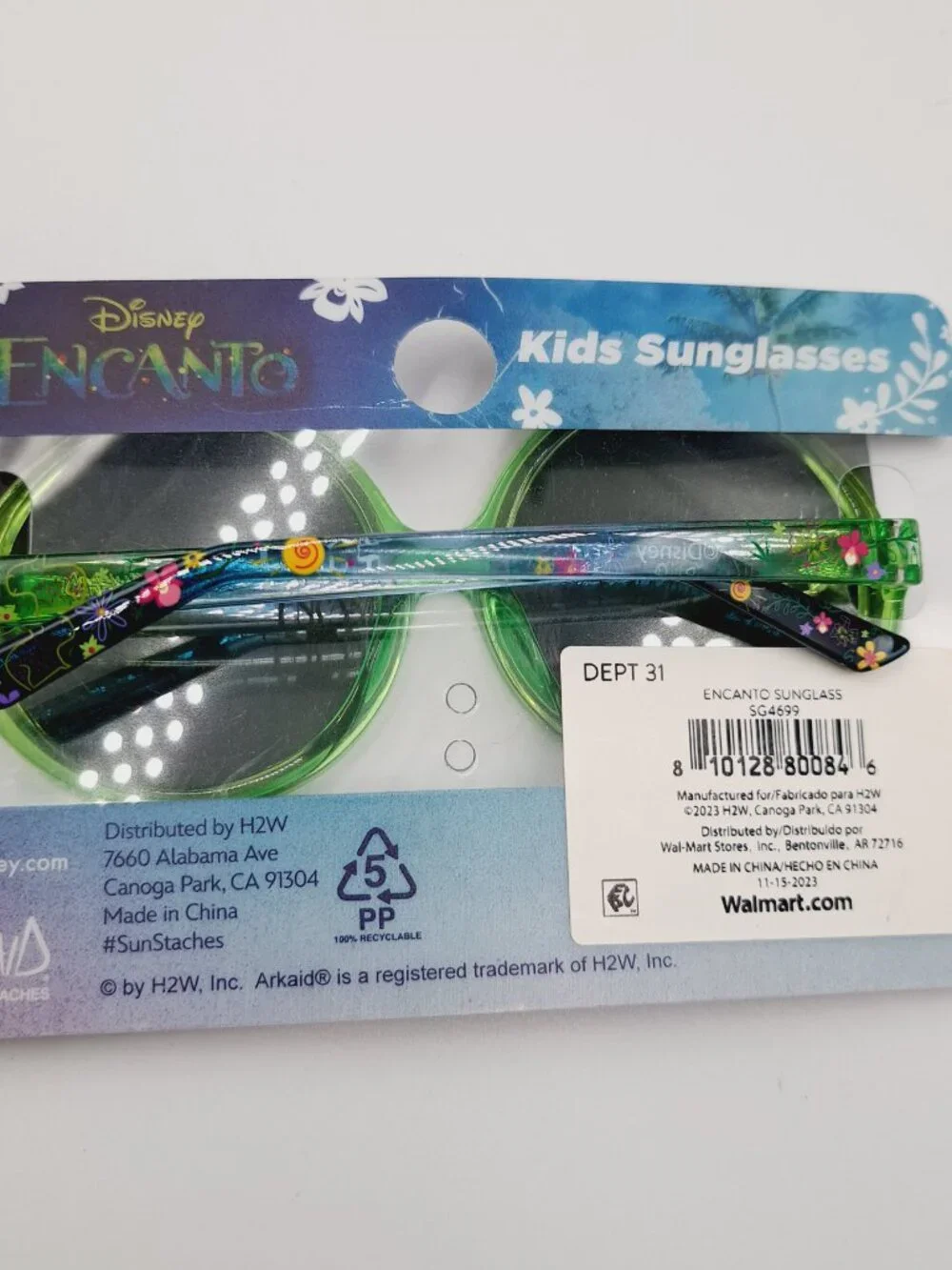 Disney Mirabel Encanto Kids Cateye Summer Sunglasses With 100% UV Protection